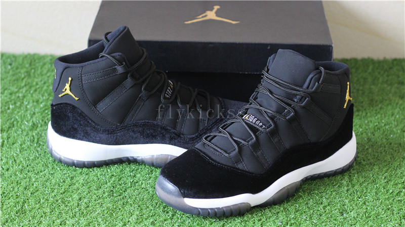 Authentic Air Jordan 11 Velvet Black